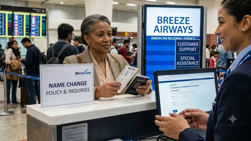 How Do I Change the Name on Breeze Airways?