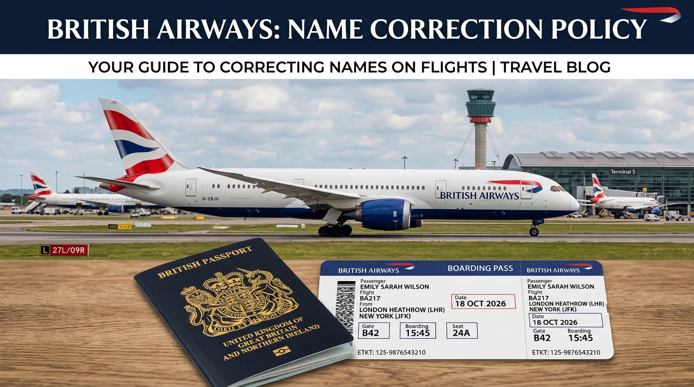 British Airways Name Correction Policy