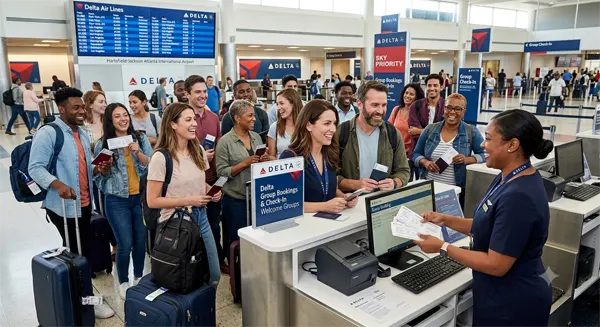 Delta Airlines Group Travel