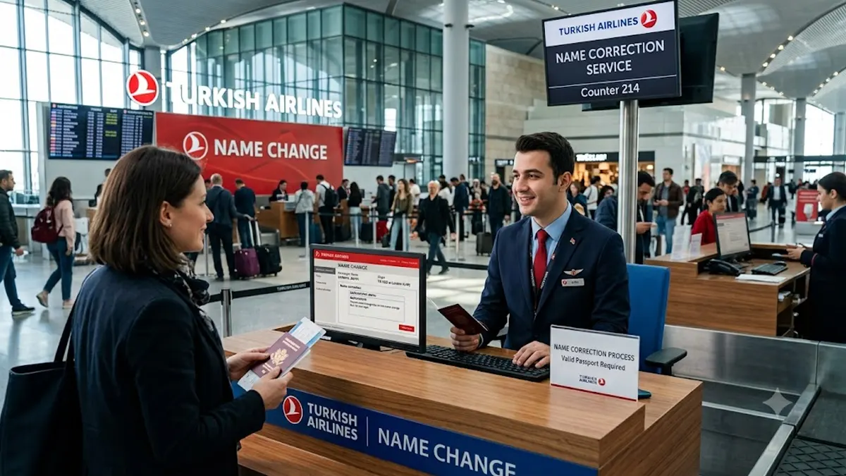 Is Name Correction Possible in a Turkish Airlines Ticket?